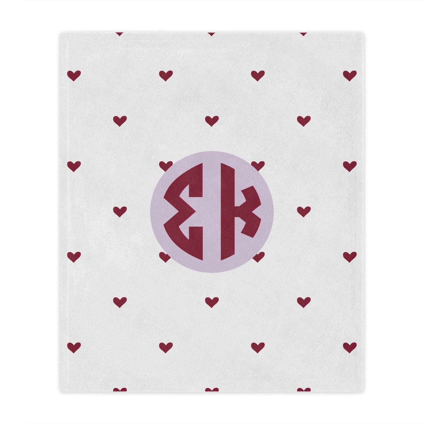 Sigma Kappa Hearts Blanket - Ivy Society
