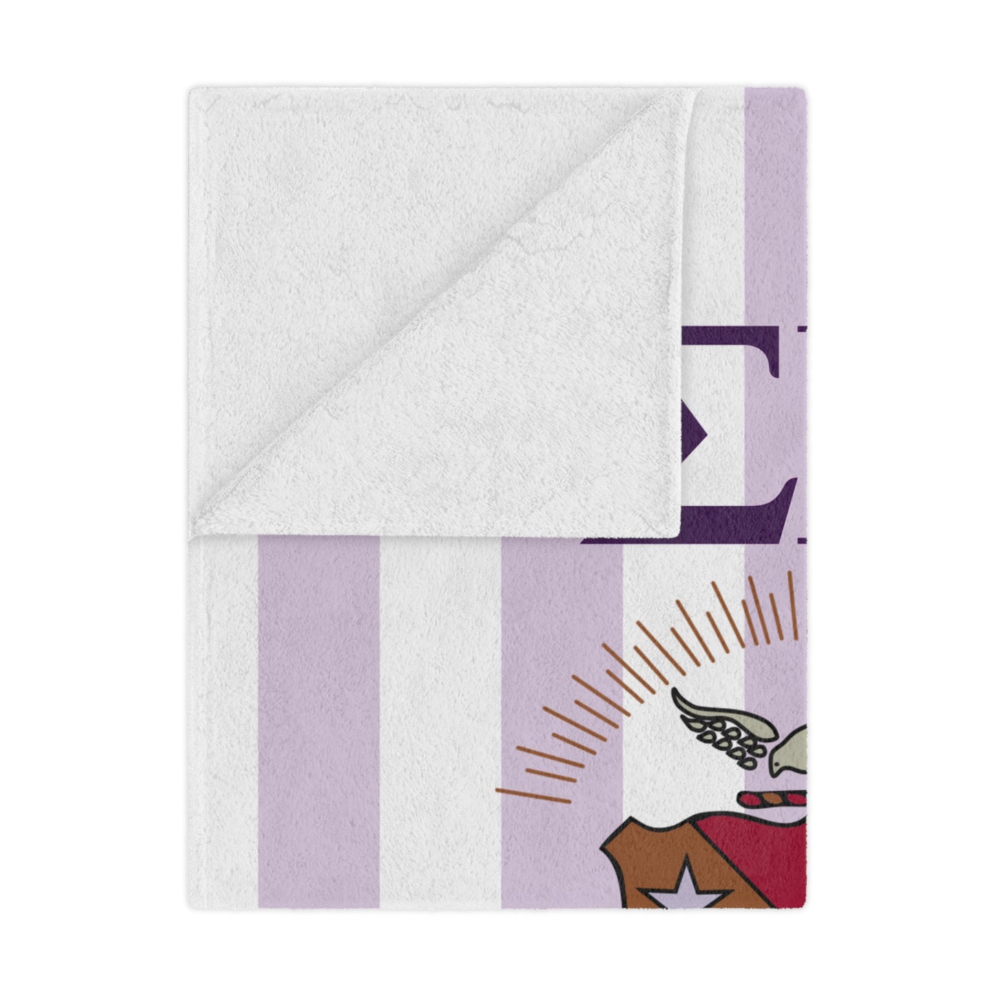 Sigma Kappa Personalized Crest Blanket - Ivy Society