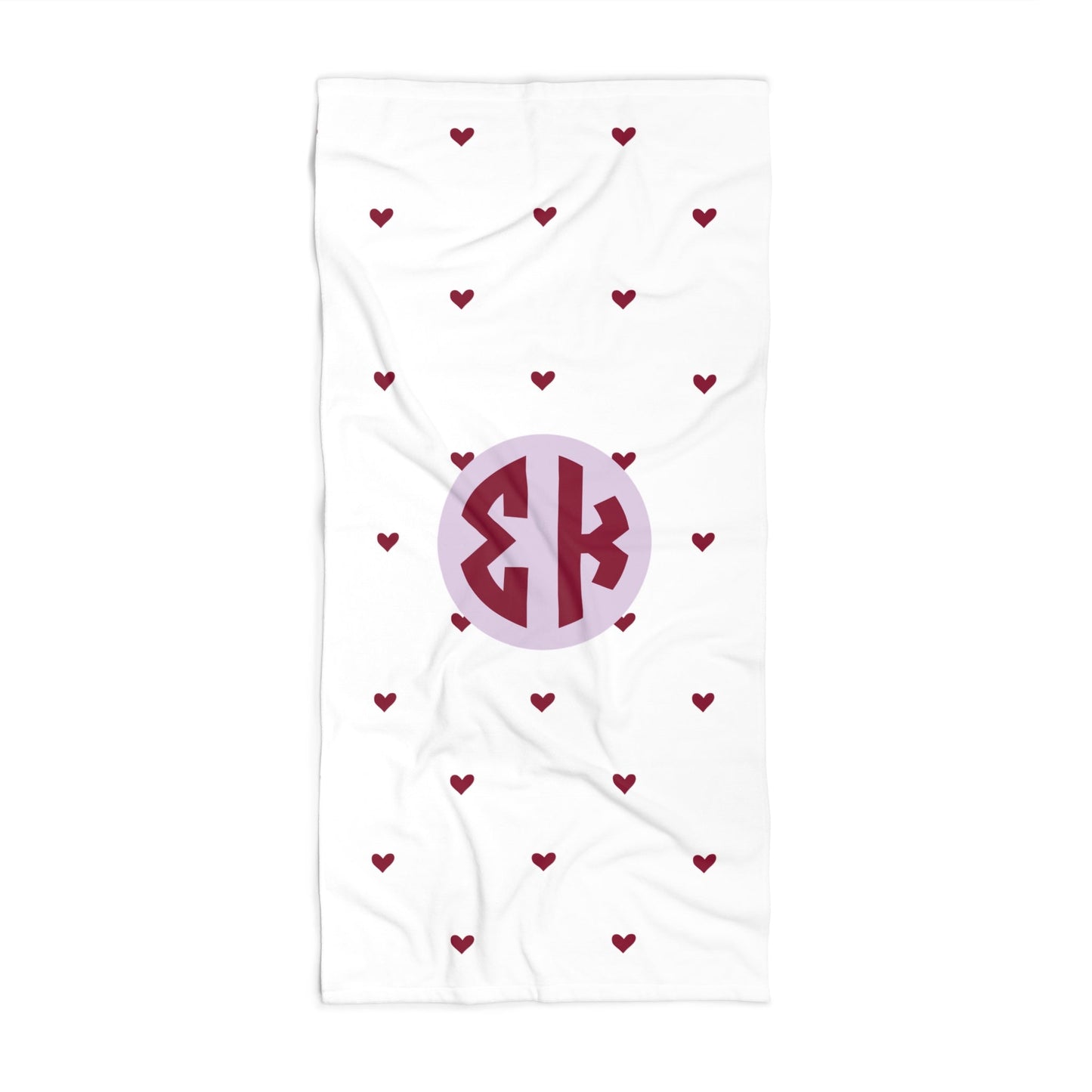 Sigma Kappa Heart Beach Towel - Ivy Society