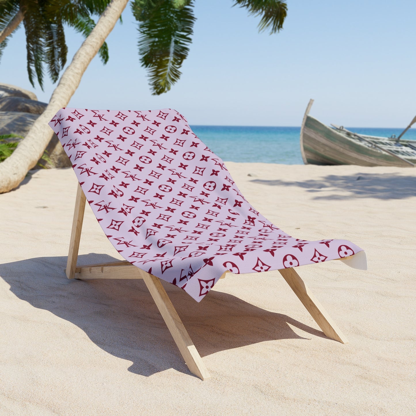 Sigma Kappa Print Beach Towel - Ivy Society