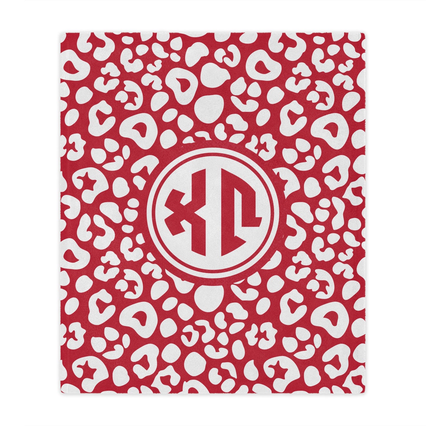 Chi Omega Leopard Blanket - Ivy Society