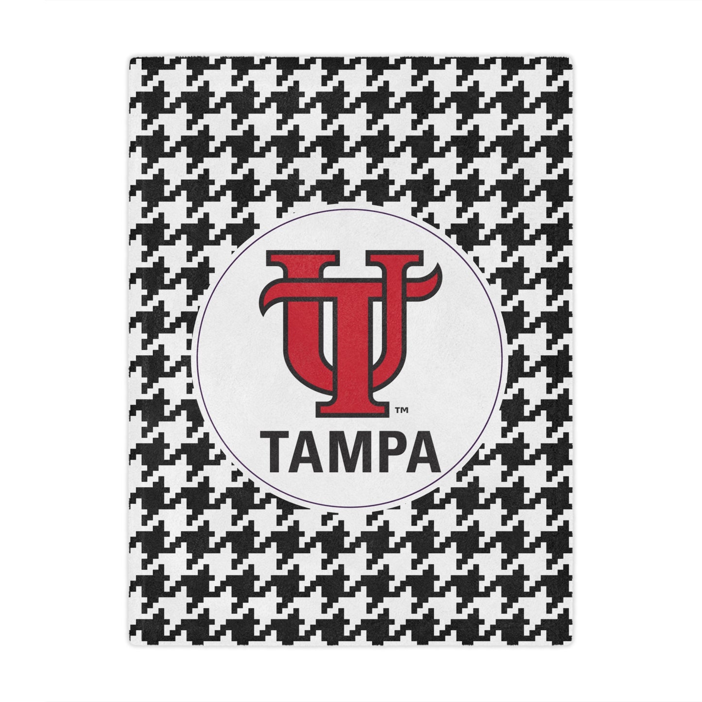 University of Tampa Houndstooth Blanket - Ivy Society