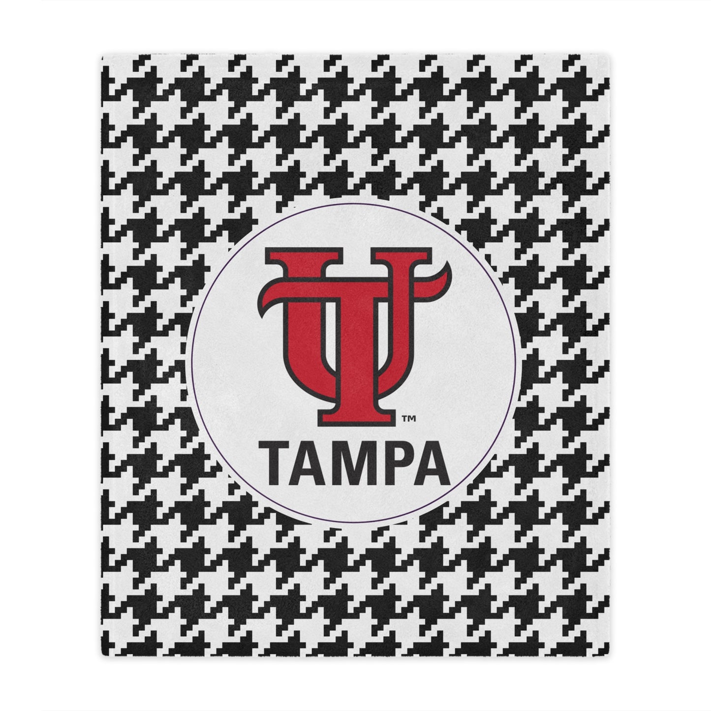 University of Tampa Houndstooth Blanket - Ivy Society