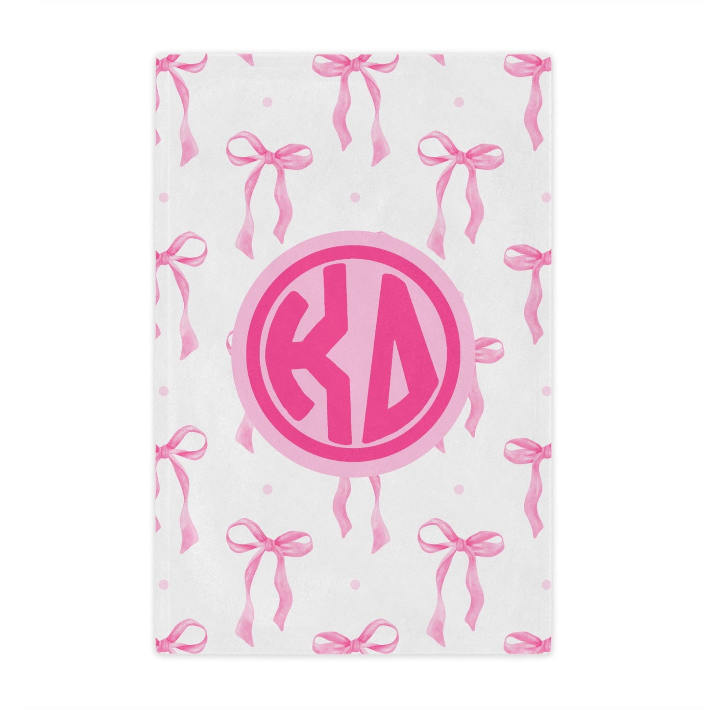 Kappa Delta Pink Bow Blanket - Ivy Society