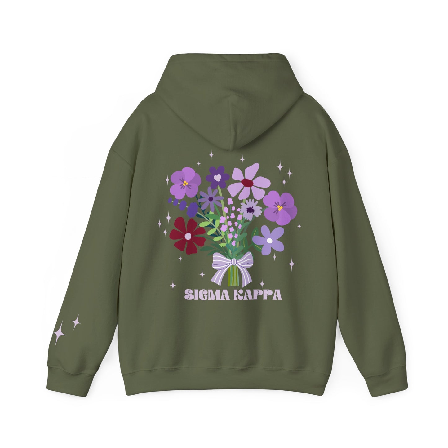 Sigma Kappa Sorority Flower Hoodie - Ivy Society