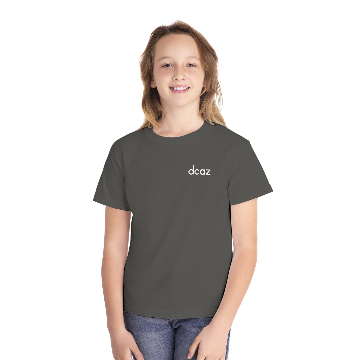 DCAZ Kids T Shirt White Logo - Ivy Society
