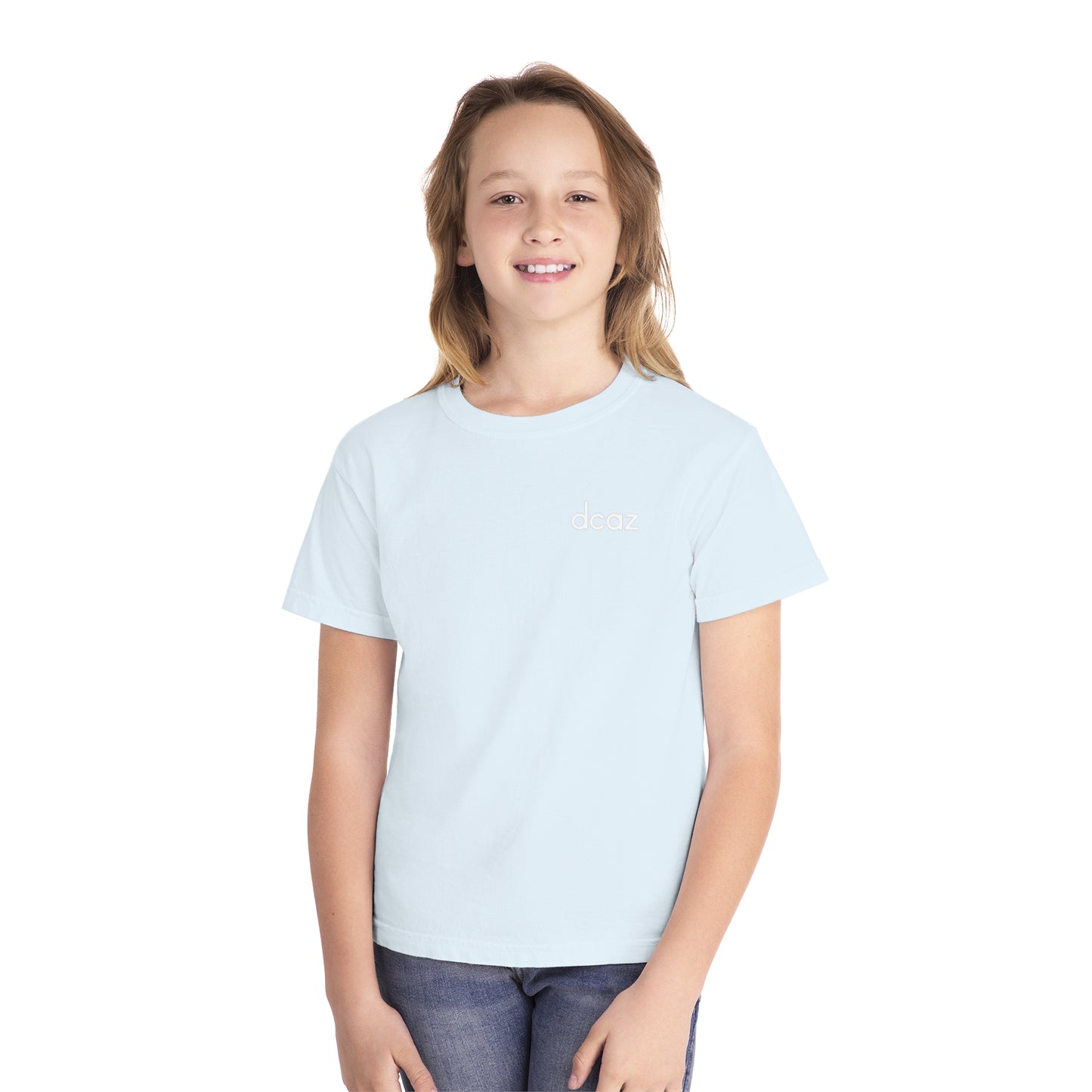 DCAZ Kids T Shirt White Logo - Ivy Society