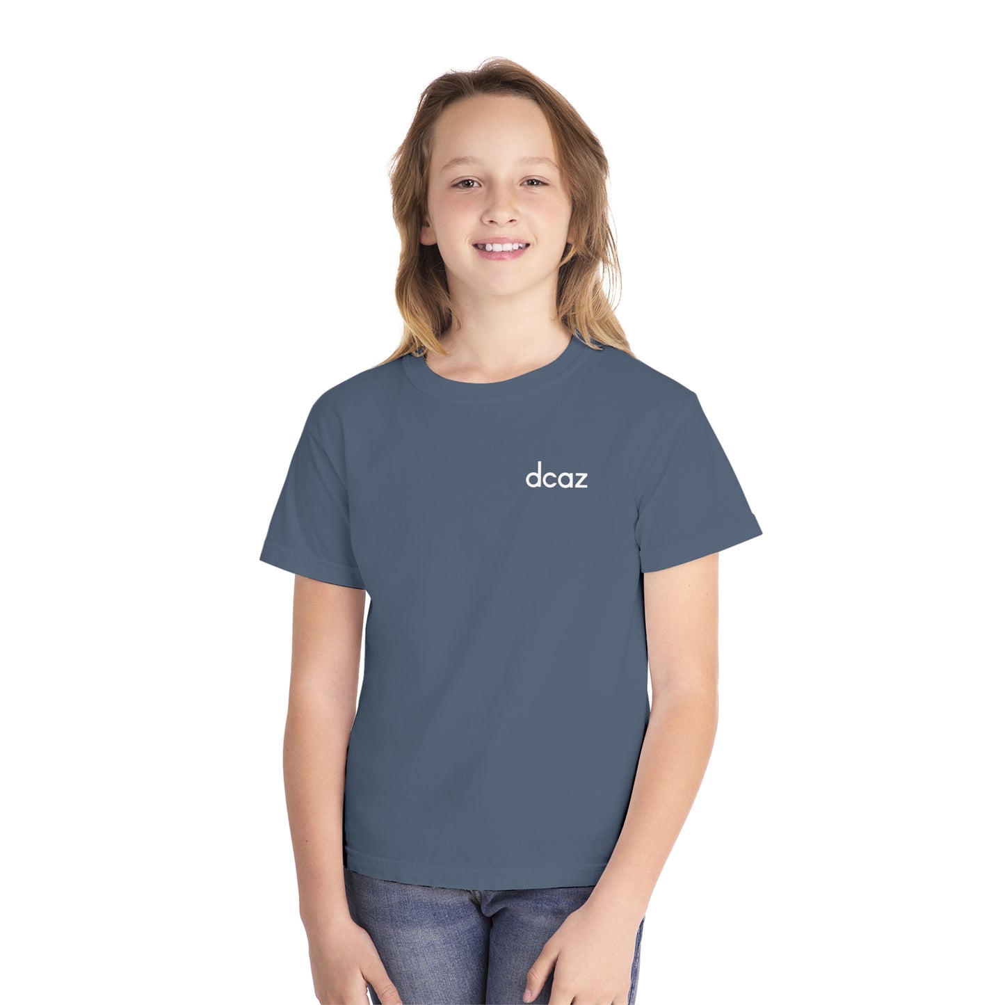 DCAZ Kids T Shirt White Logo - Ivy Society