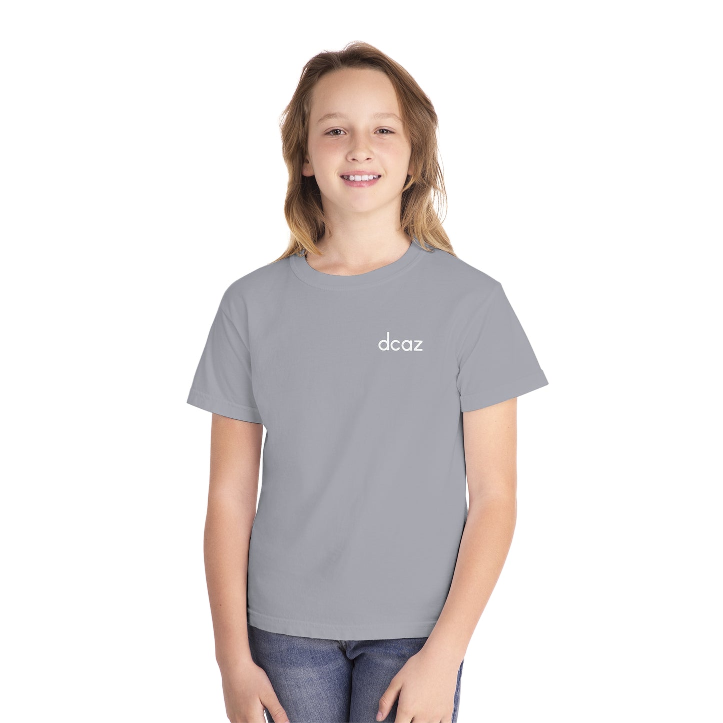 DCAZ Kids T Shirt White Logo - Ivy Society