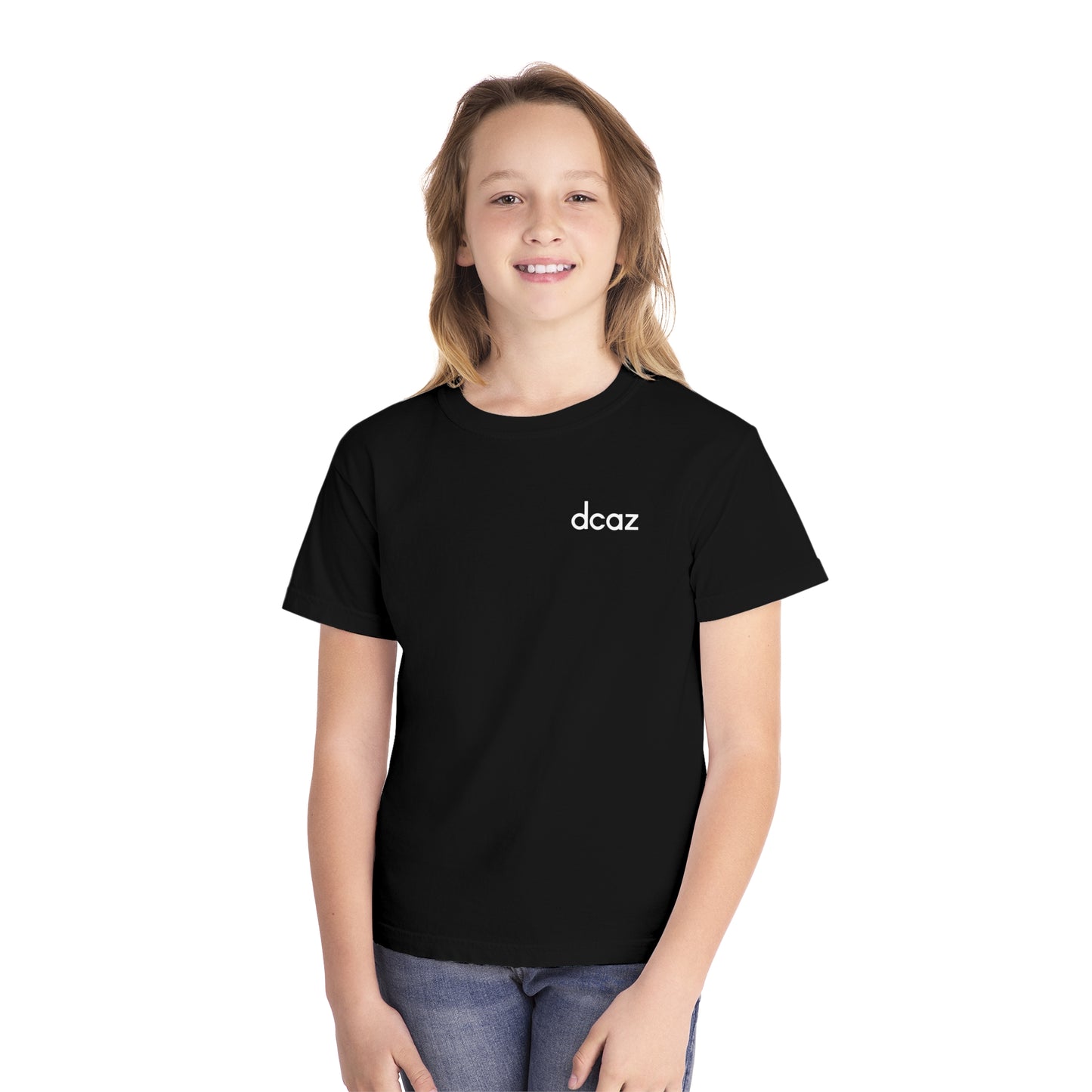 DCAZ Kids T Shirt White Logo - Ivy Society