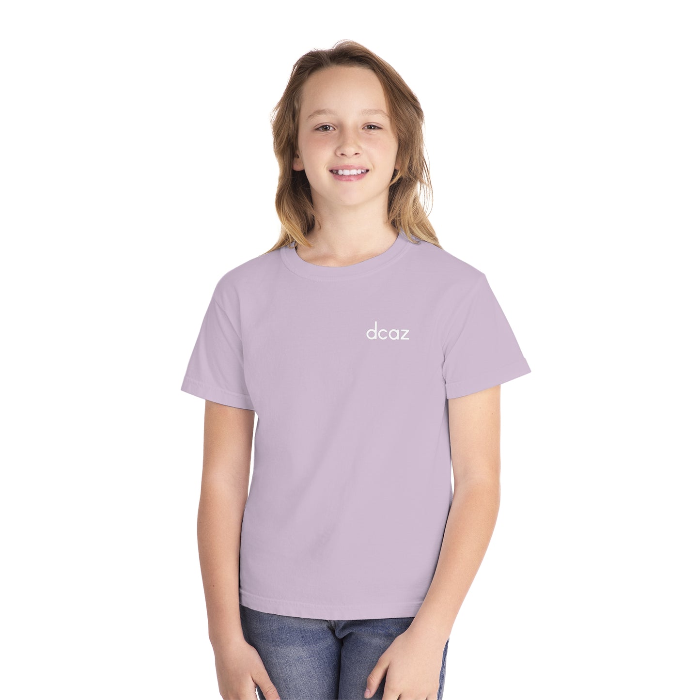 DCAZ Kids T Shirt White Logo - Ivy Society