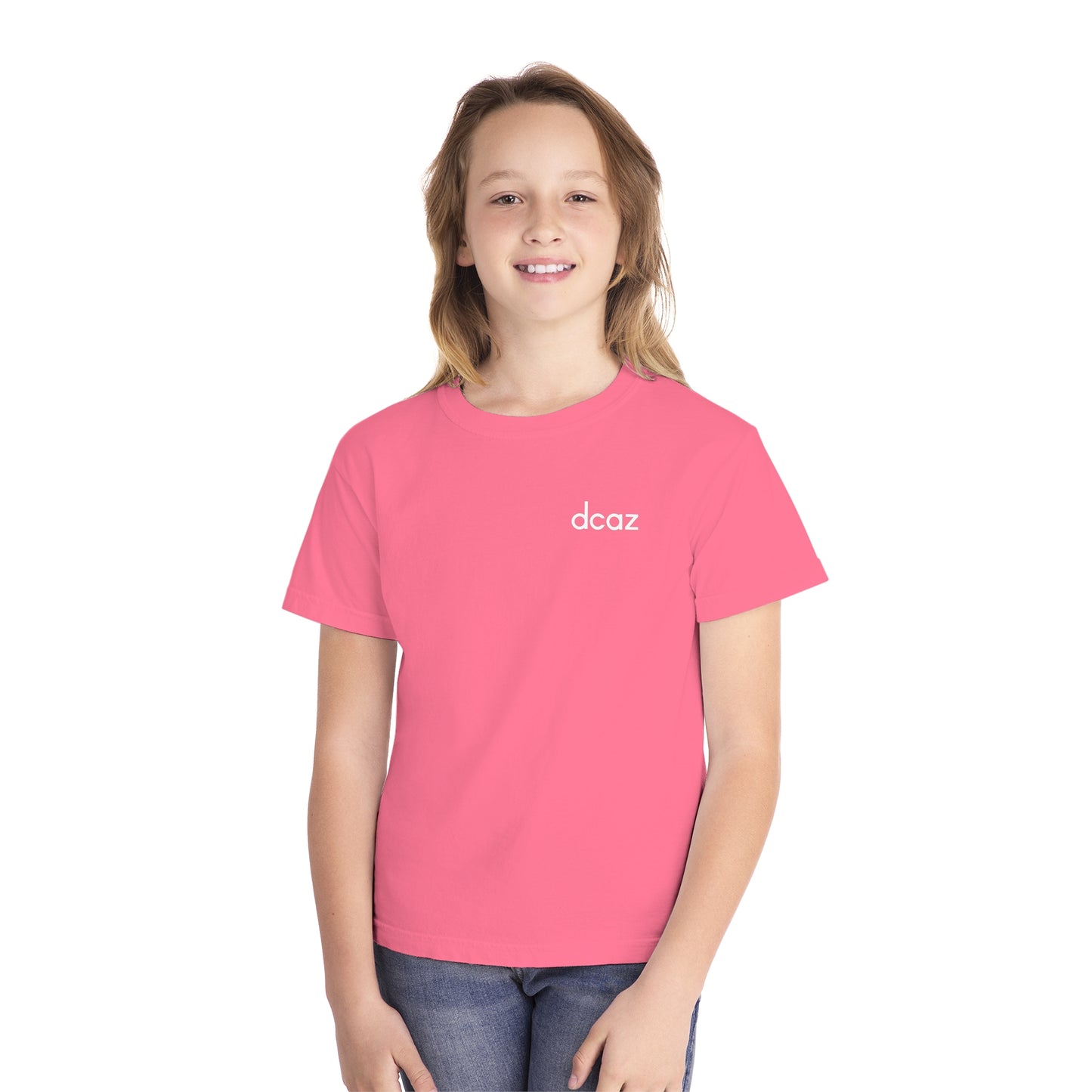 DCAZ Kids T Shirt White Logo - Ivy Society