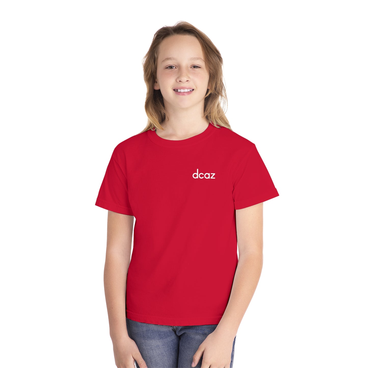 DCAZ Kids T Shirt White Logo - Ivy Society