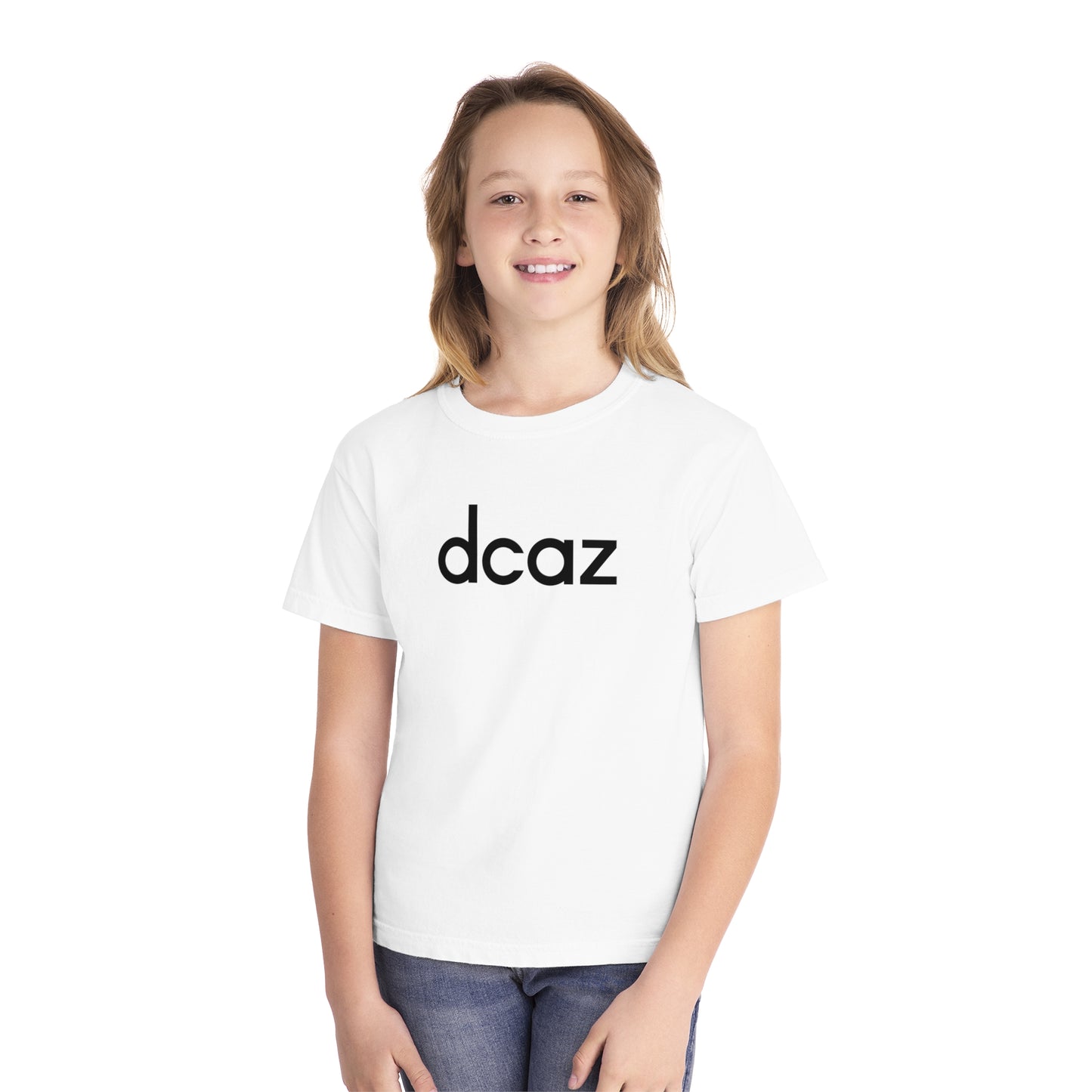 DCAZ Kids T Shirt Large Logo Black - Ivy Society