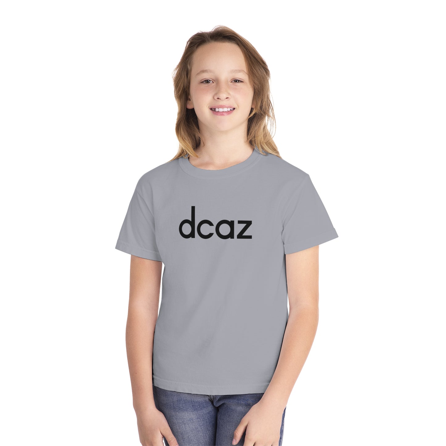 DCAZ Kids T Shirt Large Logo Black - Ivy Society