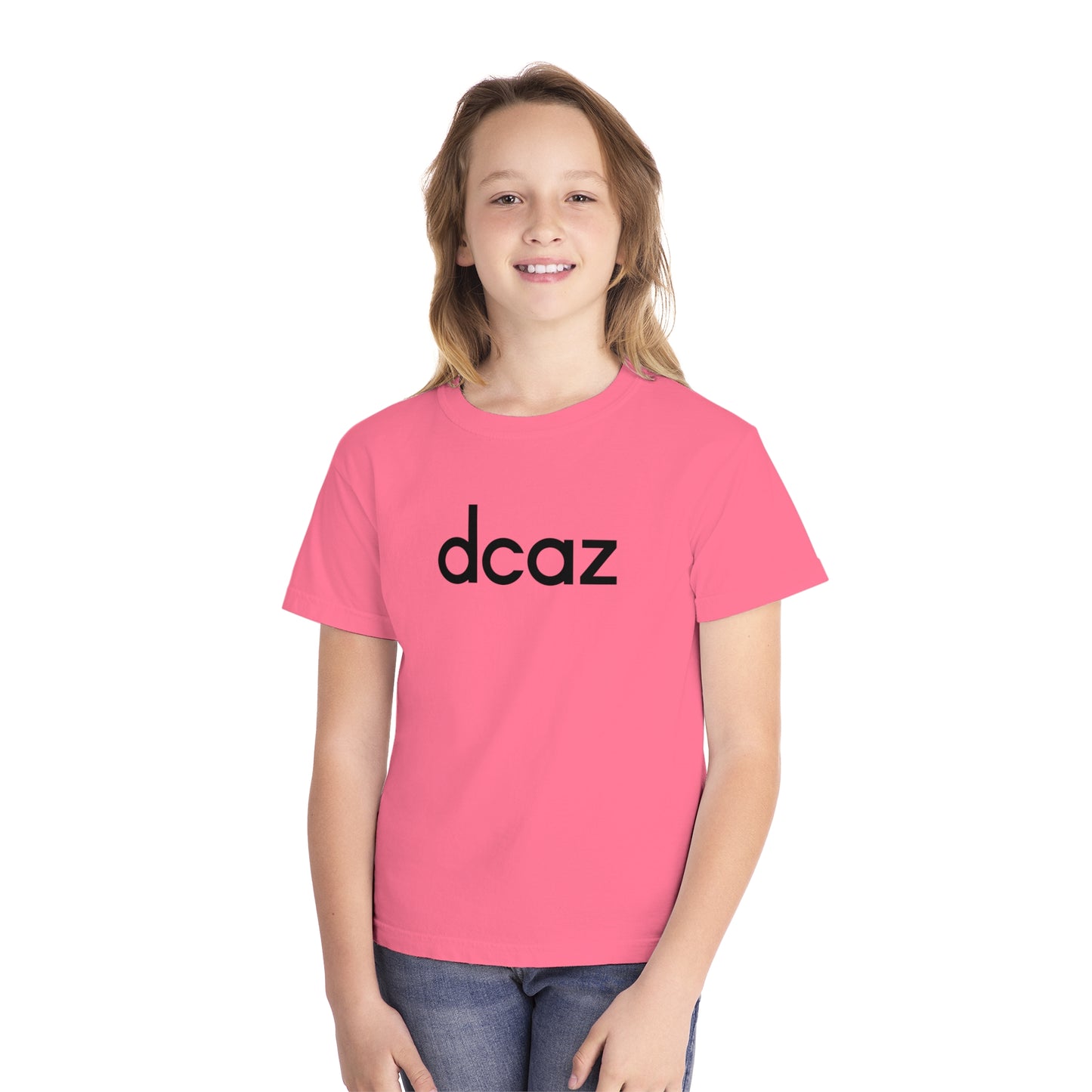 DCAZ Kids T Shirt Large Logo Black - Ivy Society