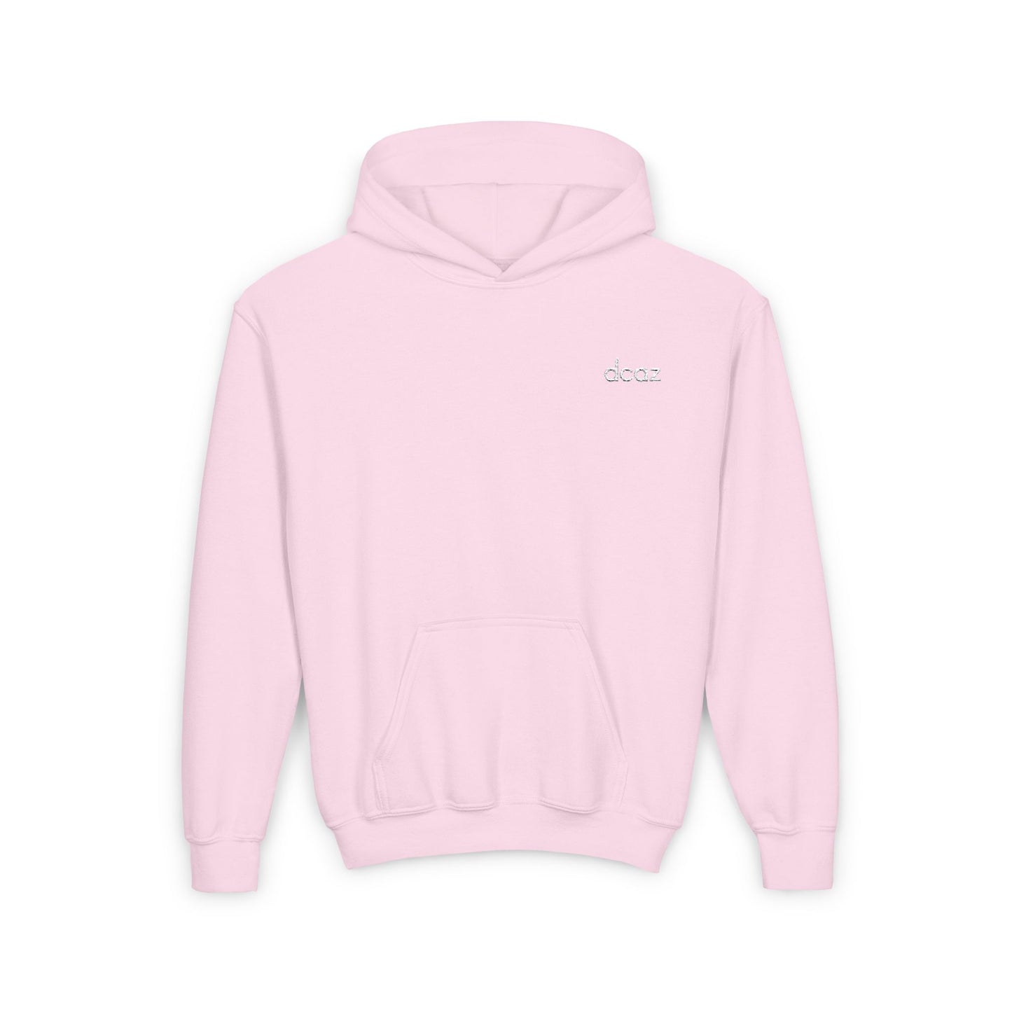 Dcaz Kids Hoodie Embroidered White Logo - Ivy Society
