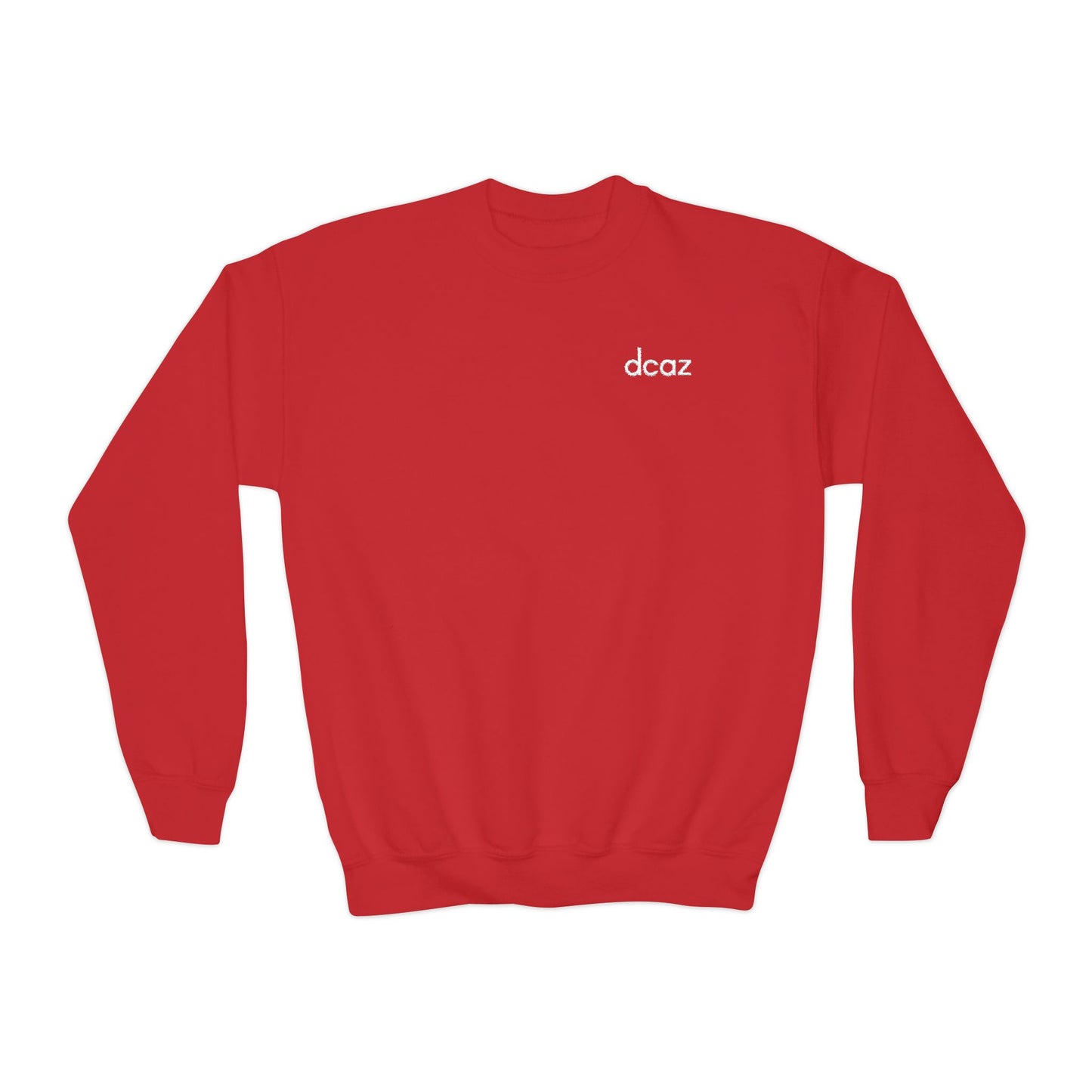 DCAZ Kids Sweatshirt Embroidered White Logo - Ivy Society
