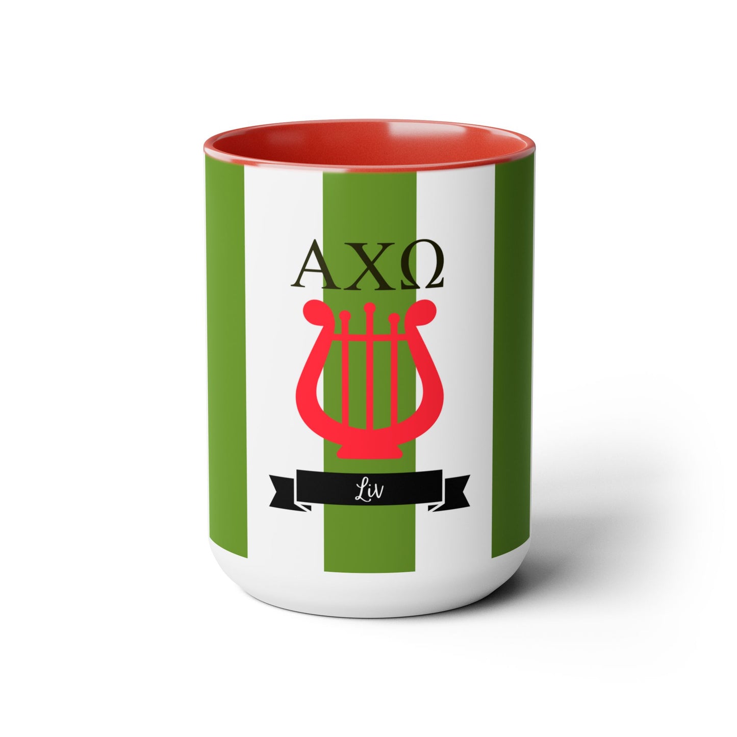 Alpha Chi Omega Personalized Lyre Mug - Ivy Society
