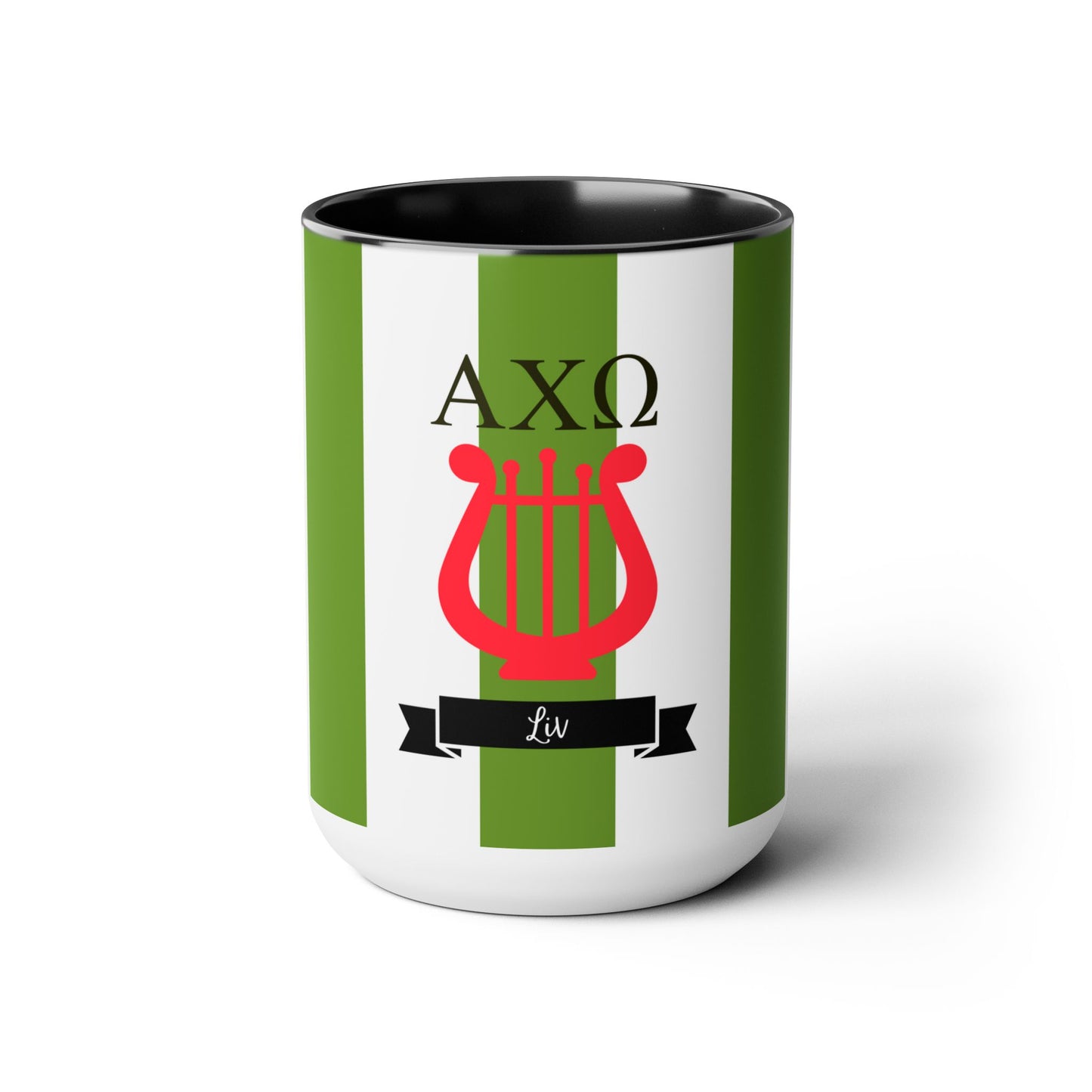 Alpha Chi Omega Personalized Lyre Mug - Ivy Society