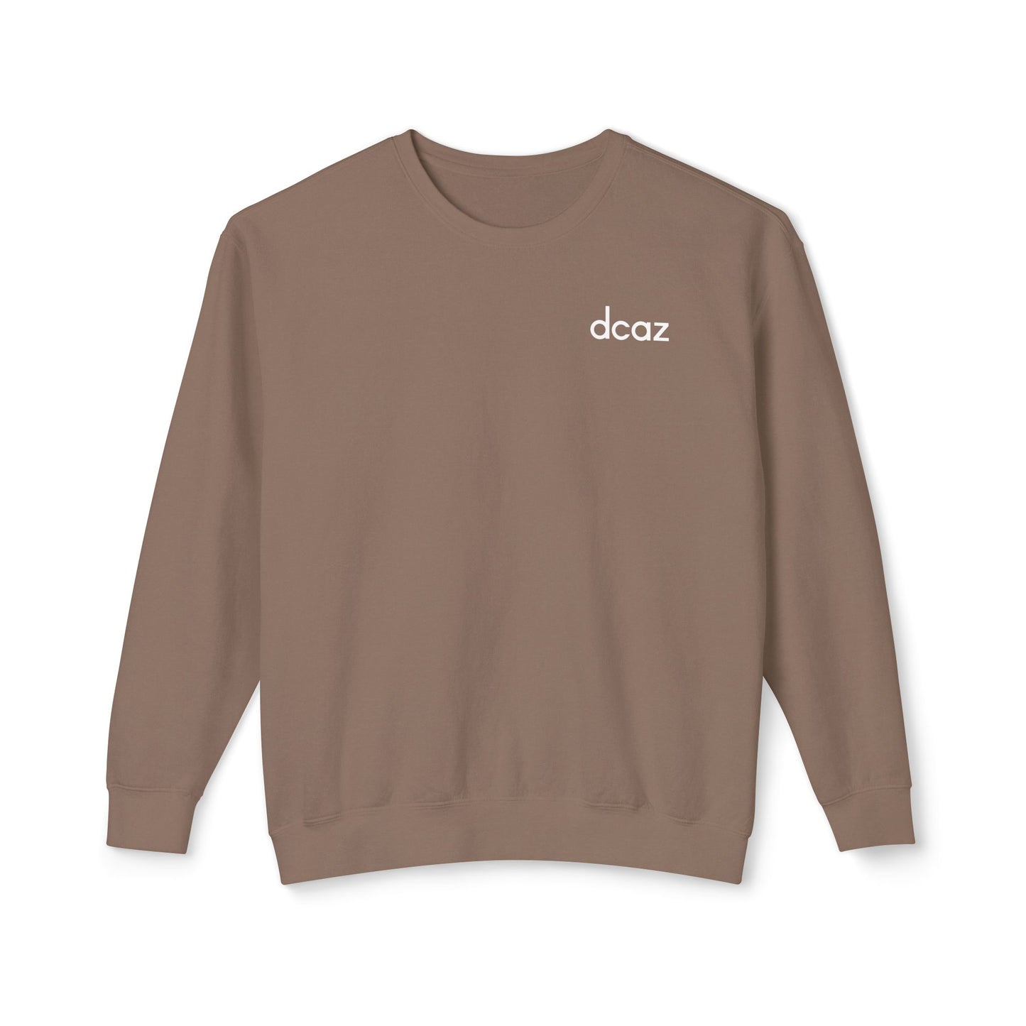 DCAZ Lightweight Sweatshirt White Logo - Ivy Society