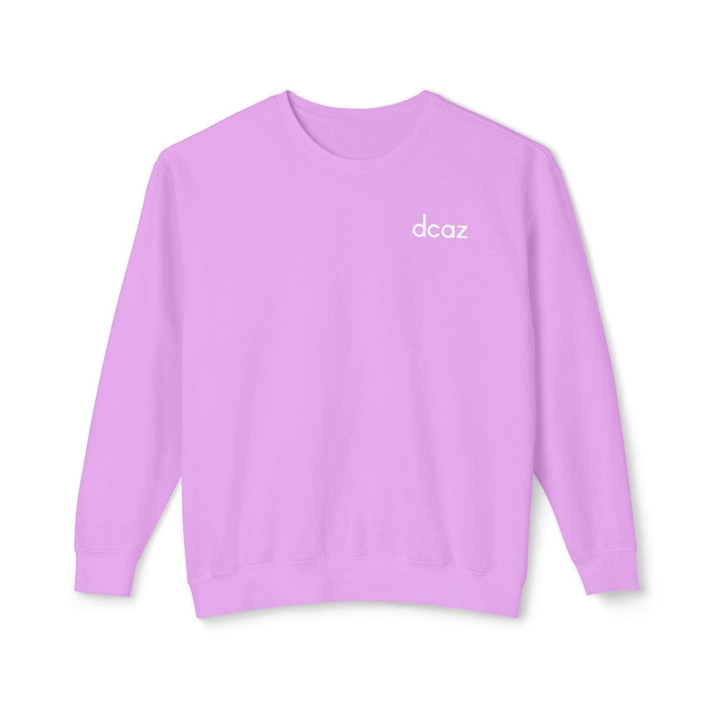 DCAZ Lightweight Sweatshirt White Logo - Ivy Society