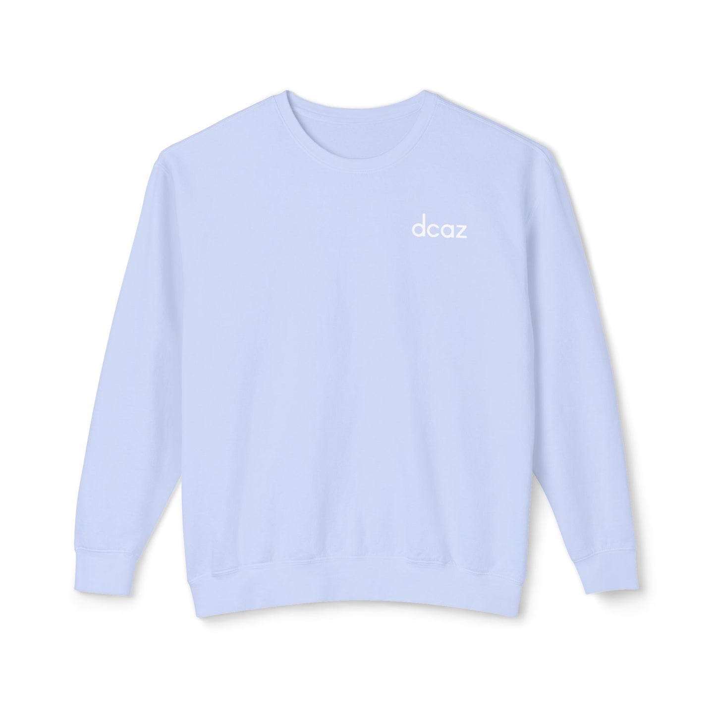 DCAZ Lightweight Sweatshirt White Logo - Ivy Society