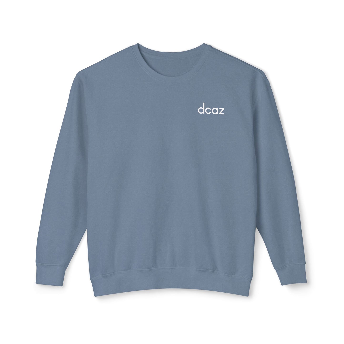 DCAZ Lightweight Sweatshirt White Logo - Ivy Society