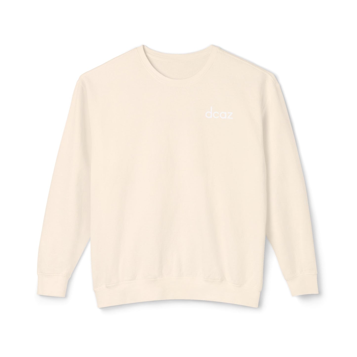 DCAZ Lightweight Sweatshirt White Logo - Ivy Society
