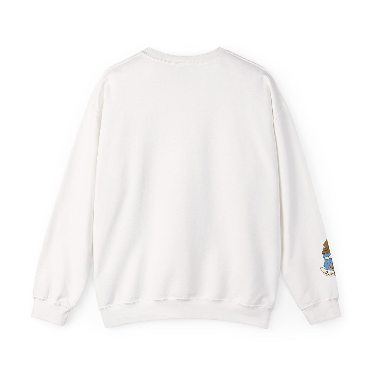 Alpha Delta Pi Monogram Crest Sleeve Sweatshirt - Ivy Society