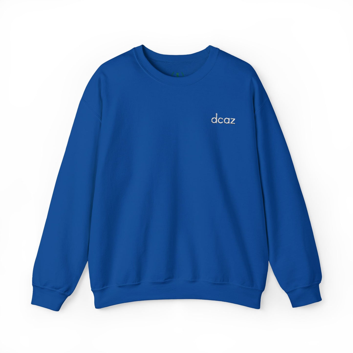 DCAZ Embroidered Sweatshirt White Logo - Ivy Society