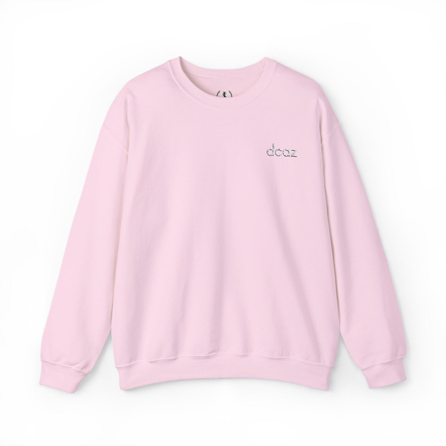 DCAZ Embroidered Sweatshirt White Logo - Ivy Society