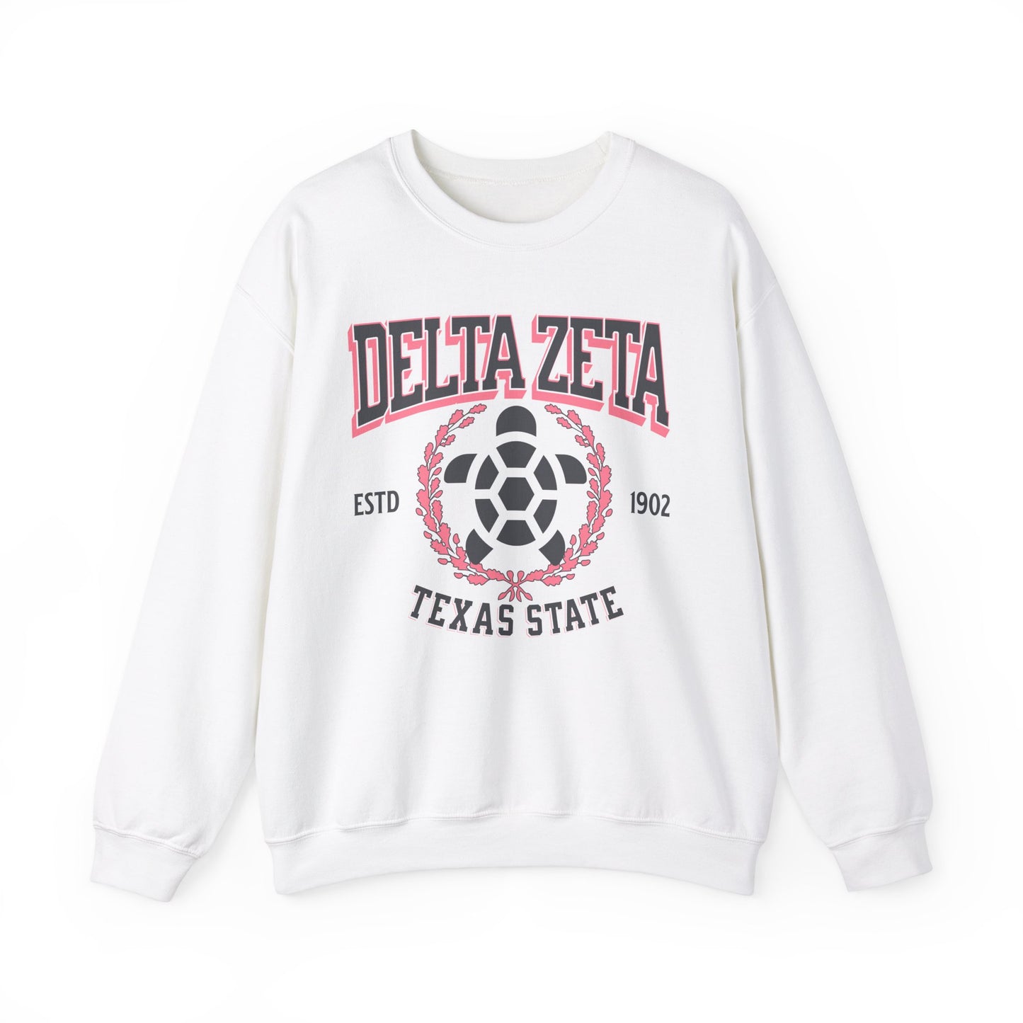 Delta Zeta Collegiate Sweatshirt Personalized School - Ivy Society
