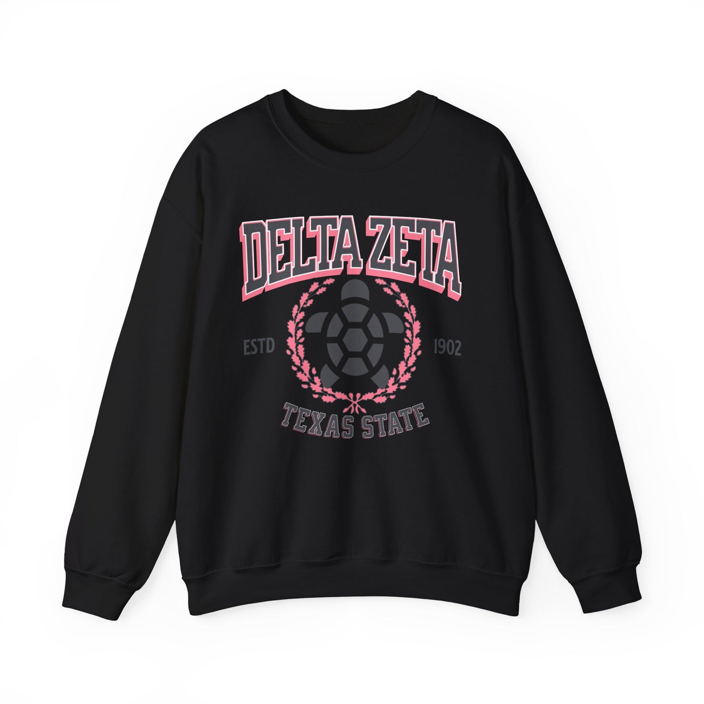 Delta Zeta Collegiate Sweatshirt Personalized School - Ivy Society