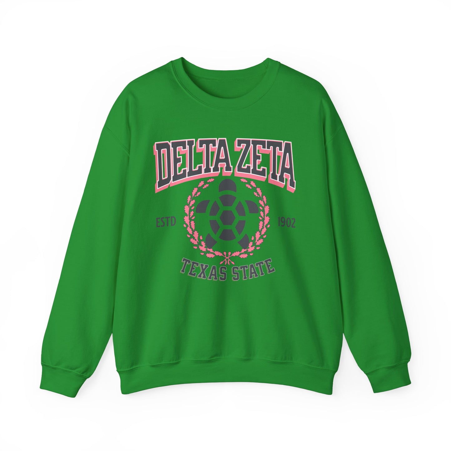 Delta Zeta Collegiate Sweatshirt Personalized School - Ivy Society