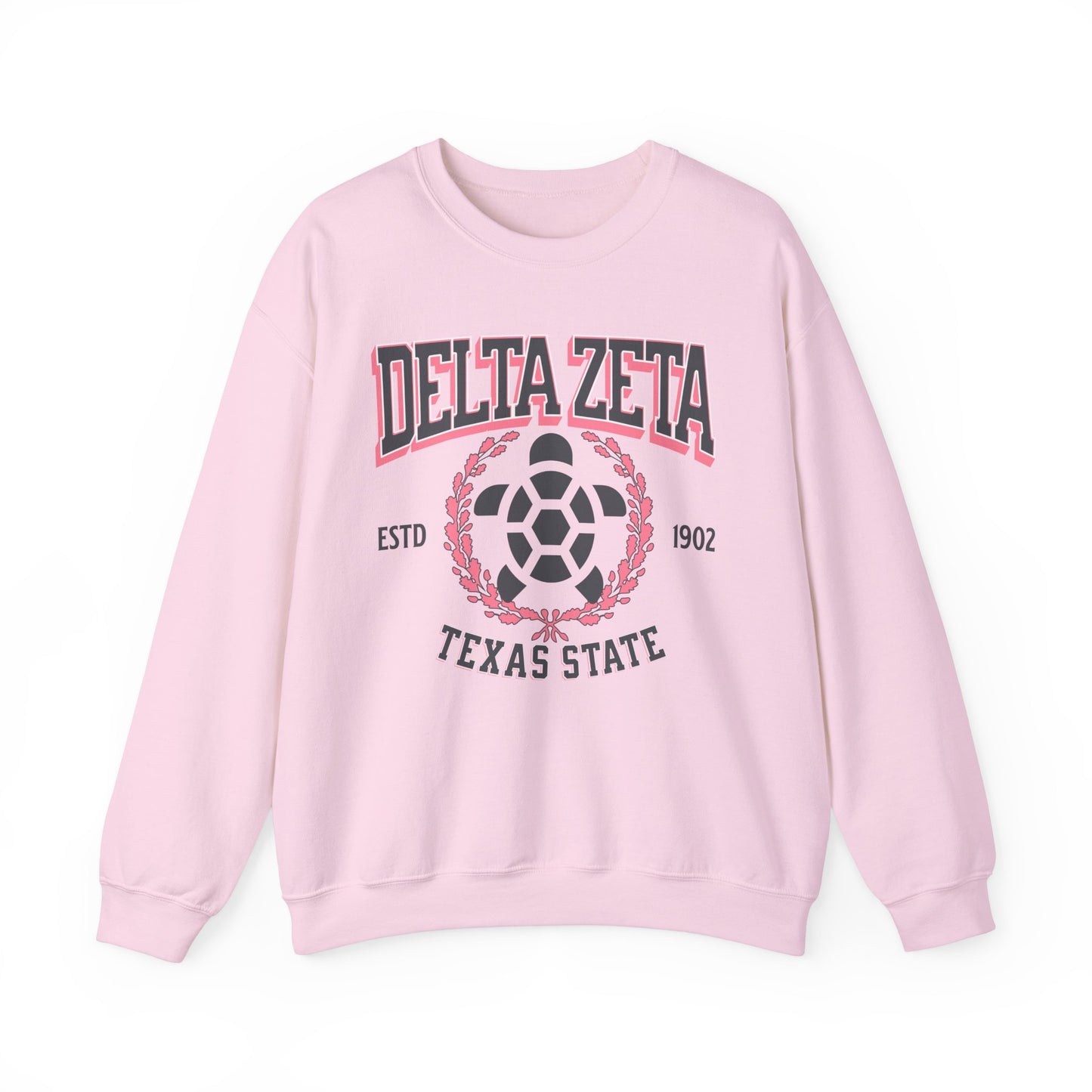 Delta Zeta Collegiate Sweatshirt Personalized School - Ivy Society