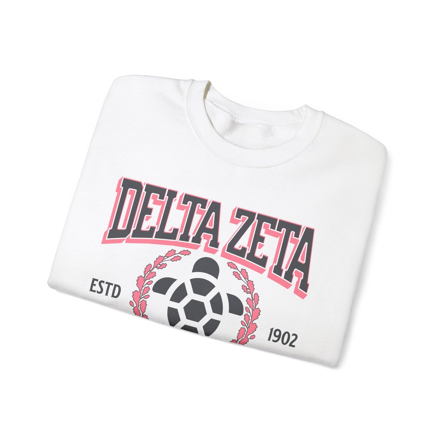Delta Zeta Collegiate Sweatshirt Personalized School - Ivy Society