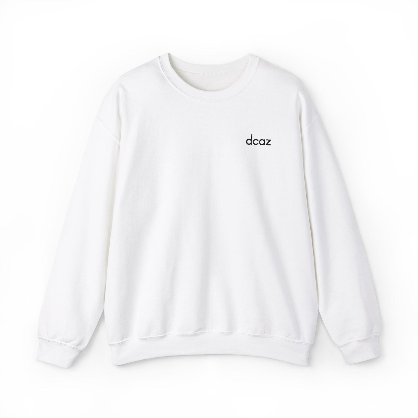DCAZ Sweatshirt Embroidered Black Logo - Ivy Society