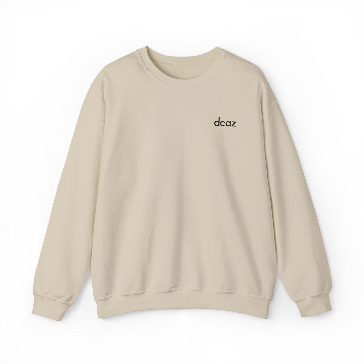 DCAZ Sweatshirt Embroidered Black Logo - Ivy Society