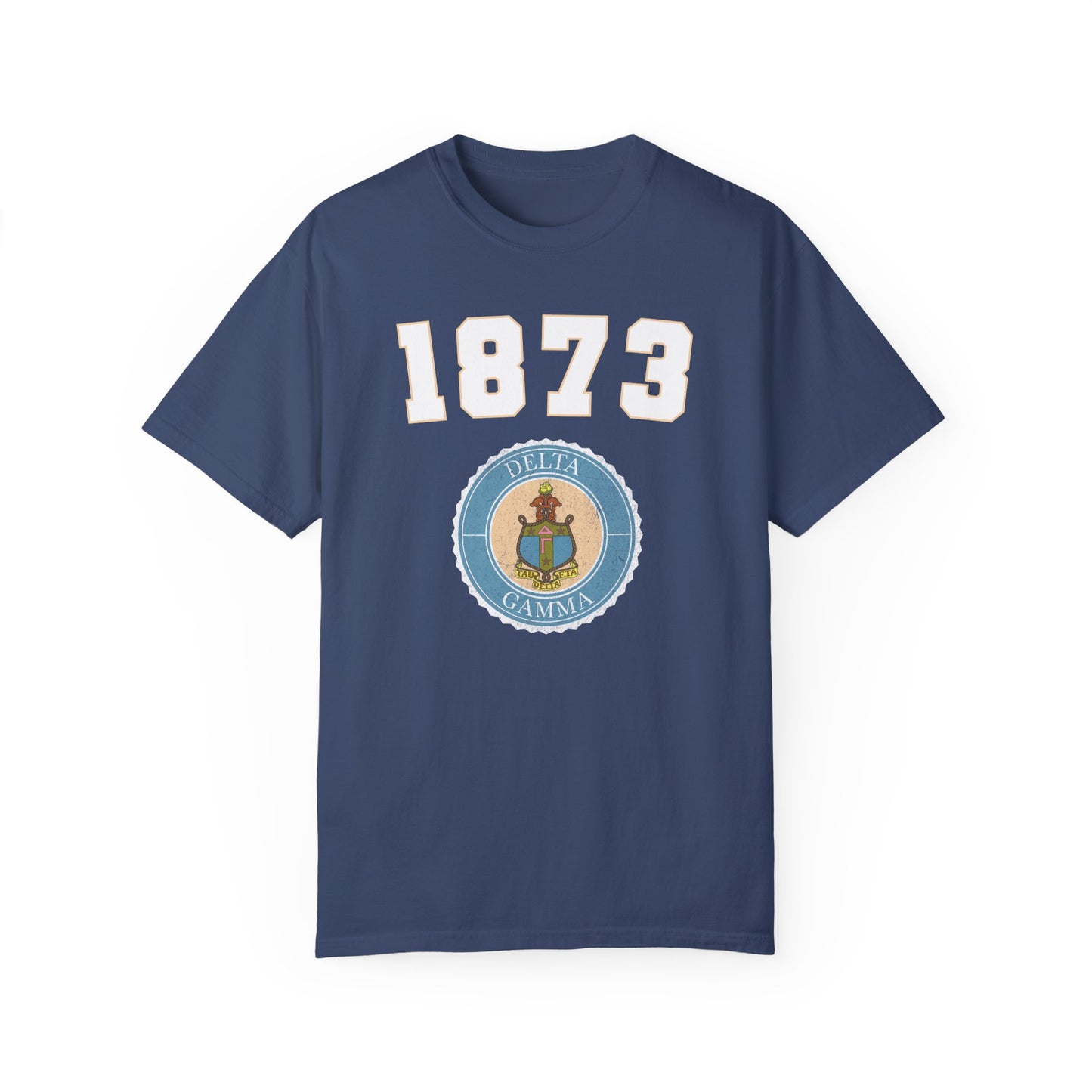 1873 Delta Gamma Crest T shirt - Ivy Society
