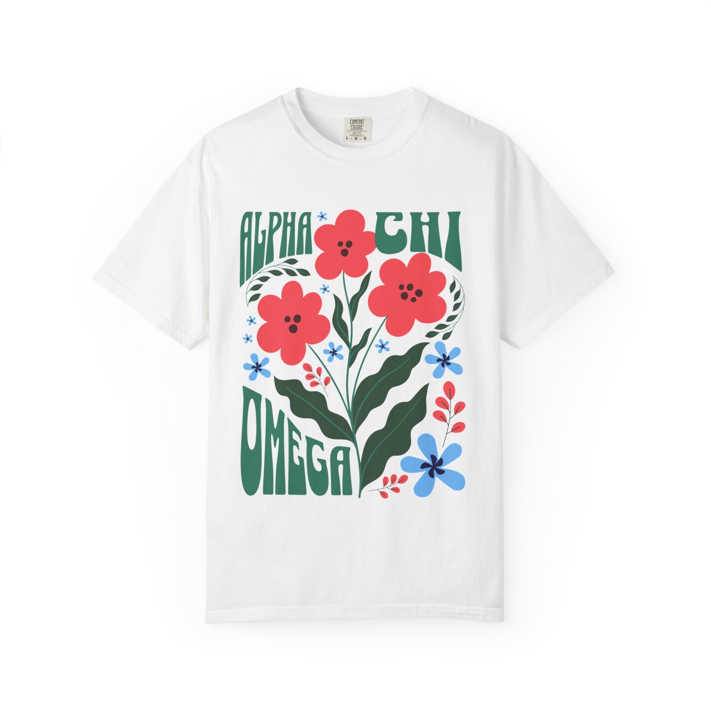 Alpha Chi Omega Flower T shirt - Ivy Society