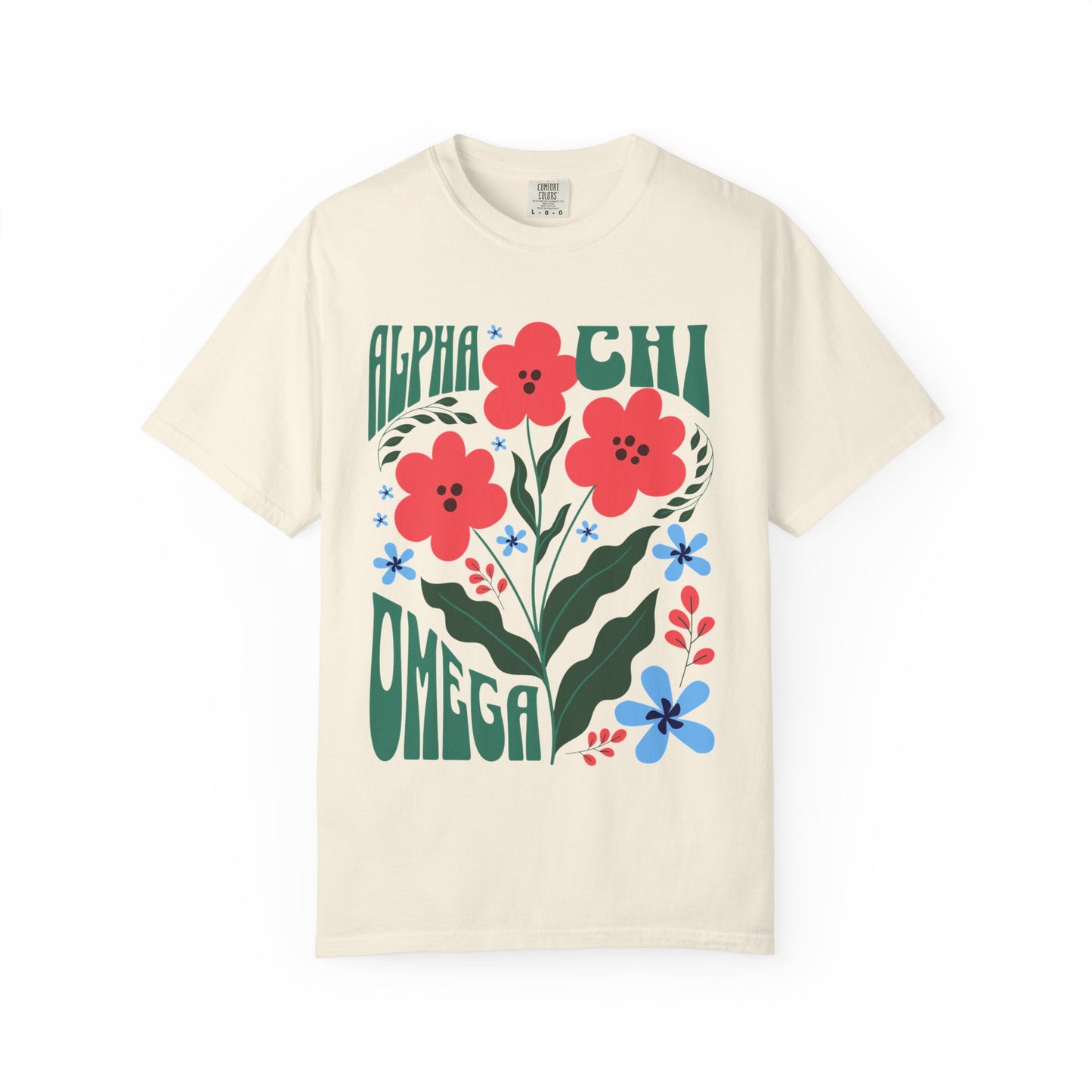 Alpha Chi Omega Flower T shirt - Ivy Society