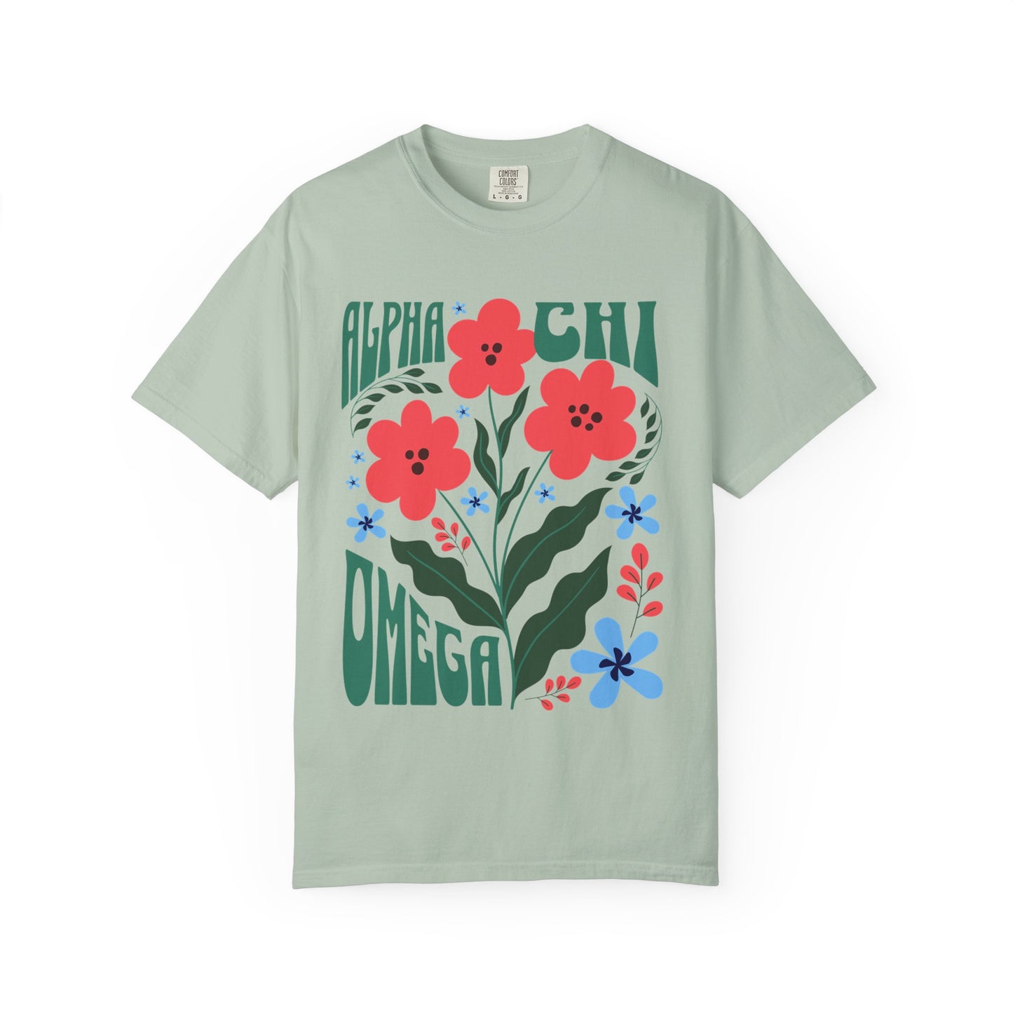 Alpha Chi Omega Flower T shirt - Ivy Society