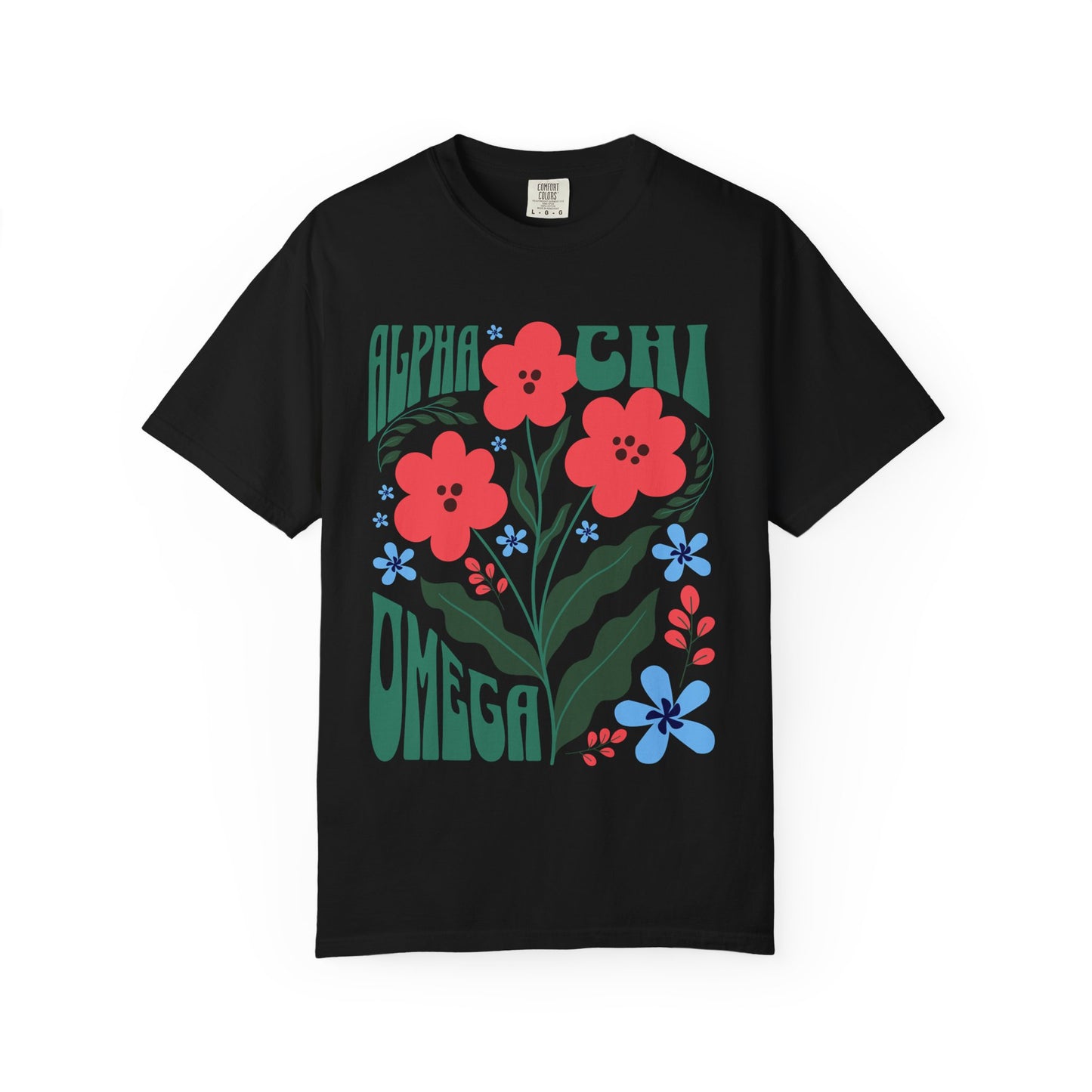 Alpha Chi Omega Flower T shirt - Ivy Society