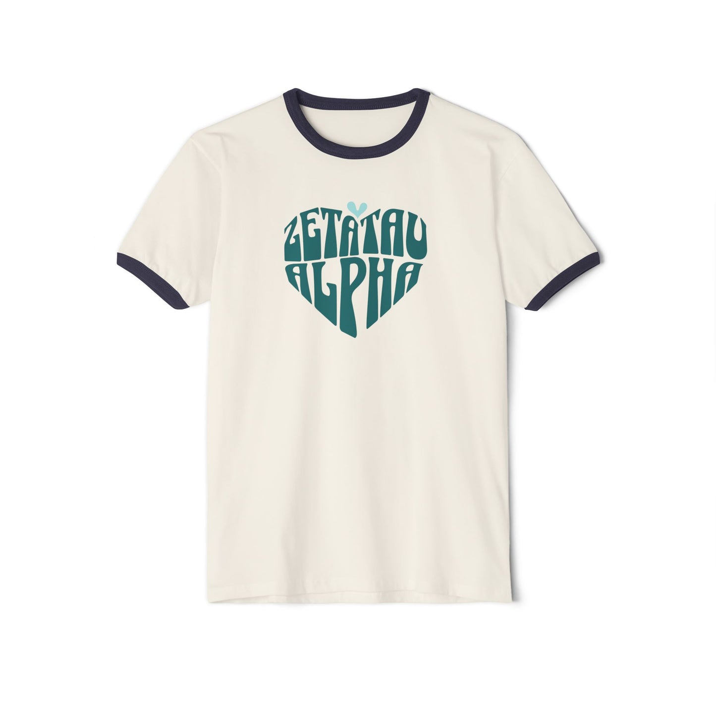 Zeta Tau Alpha Heart Ringer Tee - Ivy Society