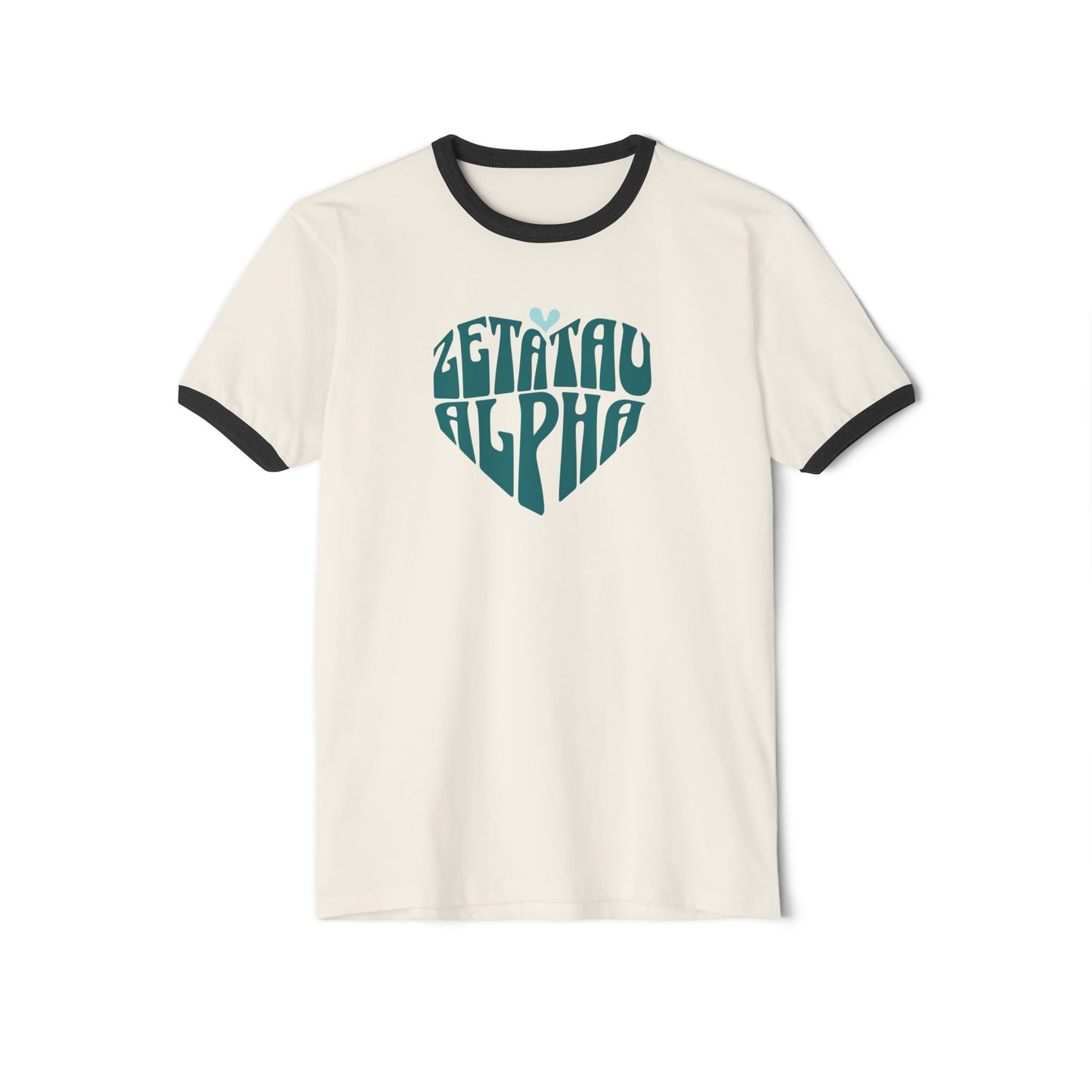Zeta Tau Alpha Heart Ringer Tee - Ivy Society
