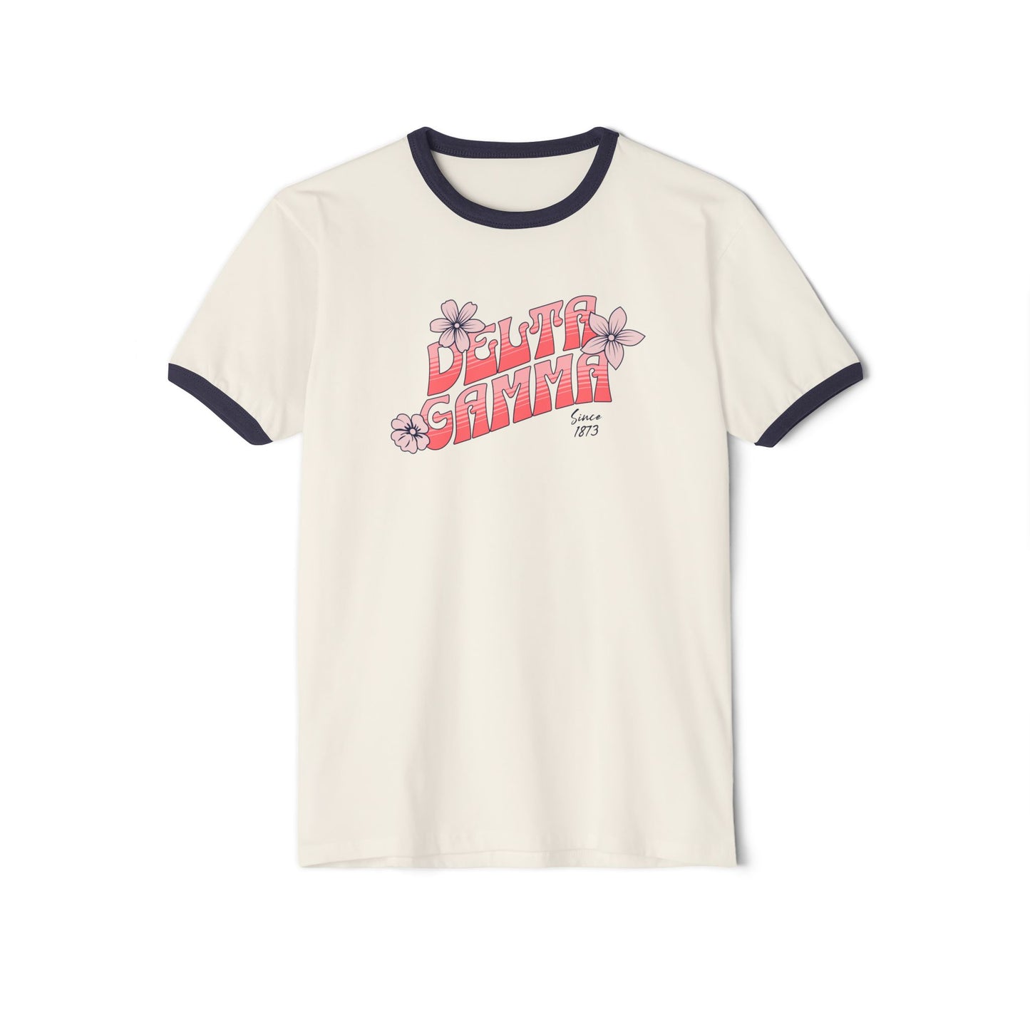 Delta Gamma Retro Ringer Tee - Ivy Society