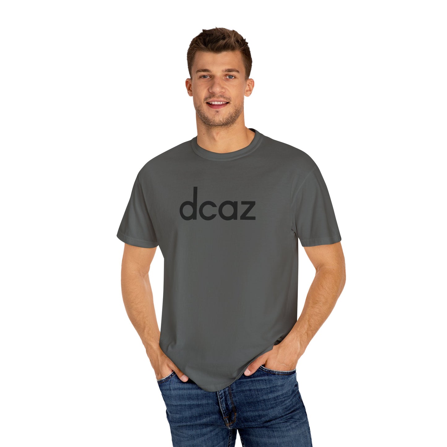DCAZ T Shirt Large Logo Black - Ivy Society