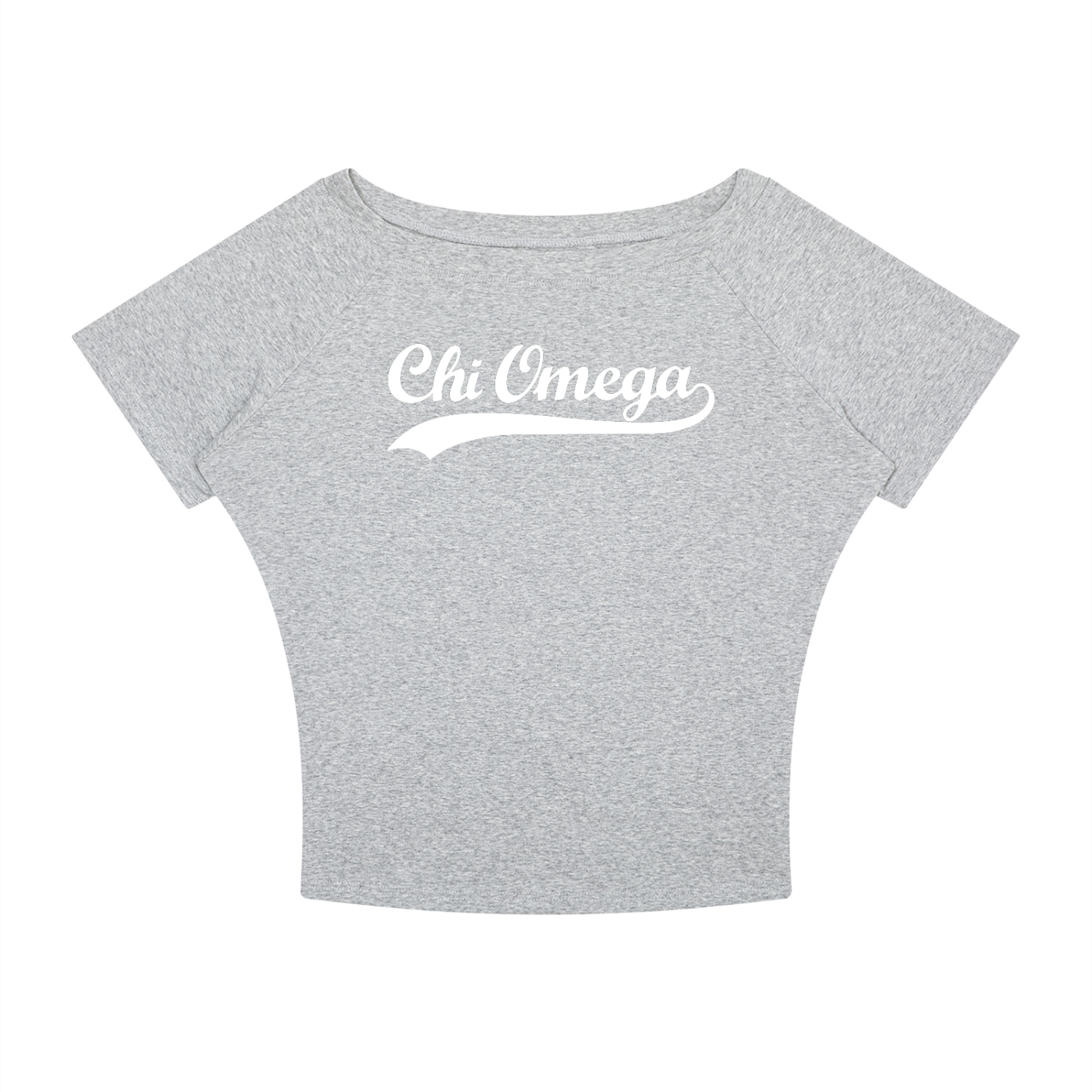 Chi Omega Off the Shoulder Tee