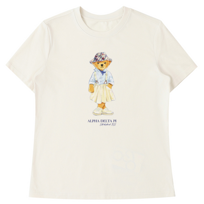 Alpha Delta Pi Bear T Shirt